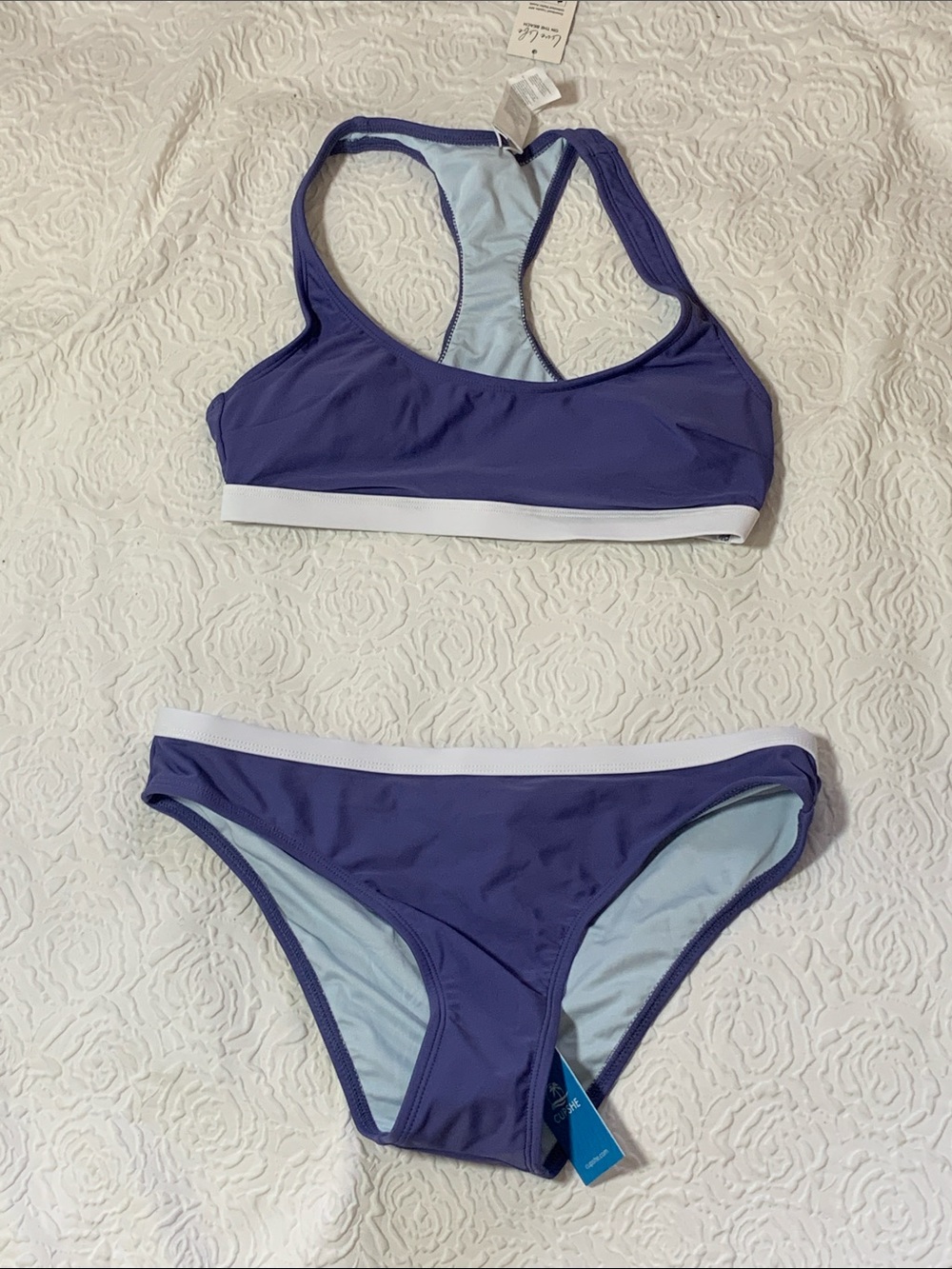 NWT Cupshe Violet Racerback Bikini, Size S
